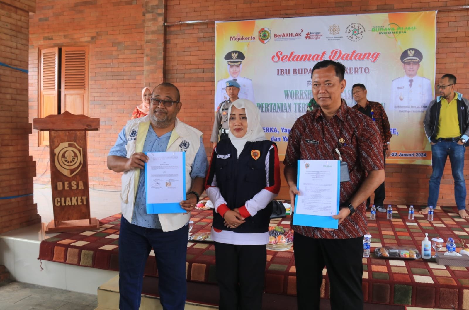 Bupati Mojokerto Buka Workshop Literasi Pertanian Terpadu Berkemakmuran