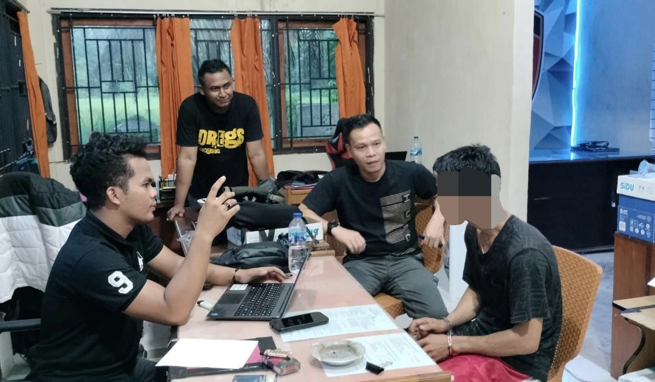 Kanit Reskrim Polsek Tengah Ilir Ipda Alex Pardona SH Kembali Pimpin Penangkapan Pelaku Begal