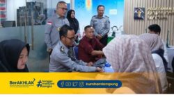 Donor Darah Kanwil Kemenkumham Lampung, Warnai Semarak Hari Bhakti Imigrasi Ke-74