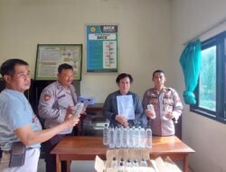 Upaya Preventif Polsek Dlanggu, Tekan Peredaran Miras Diwilayah Hukumnya