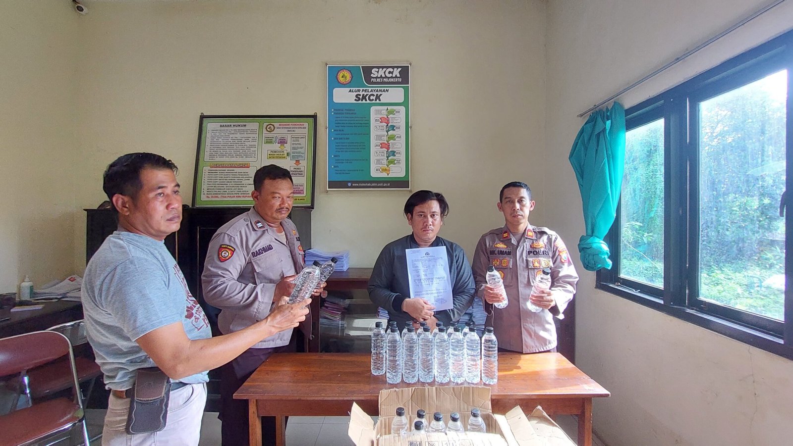 Upaya Preventif Polsek Dlanggu, Tekan Peredaran Miras Diwilayah Hukumnya