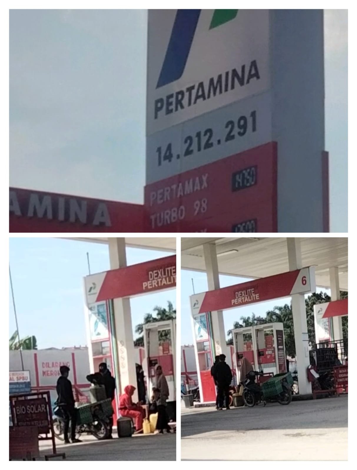 SPBU 14.212.291 Simpang Butong Air Joman Diduga Bebas Layani Pembelian Dengan Jerigen