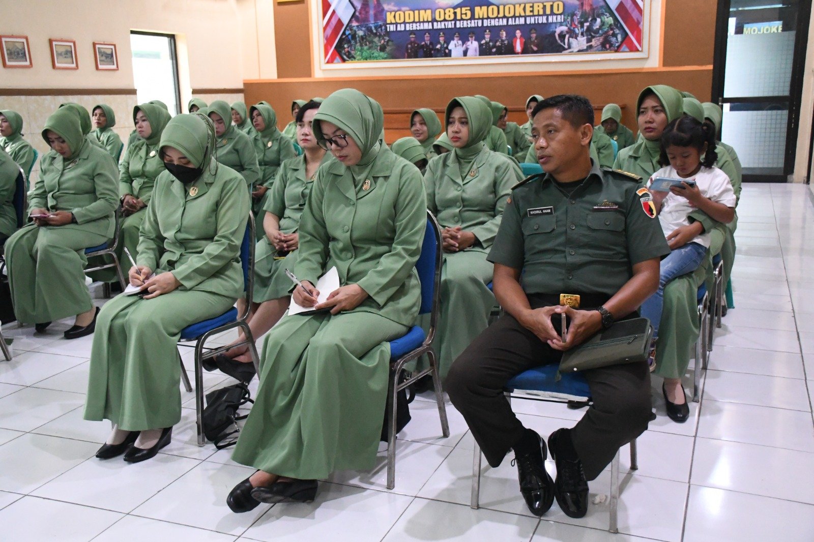 Persit Kodim 0815/Mojokerto Dukung Netralitas TNI Pemilu 2024