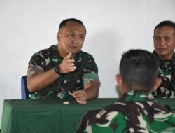 Kunjungi Koramil Jajaran Wilayah Kota Mojokerto, Dandim 0815/Mojokerto : Tekankan Netralitas TNI – Jaga Sinergitas Dengan Pemda & Polri