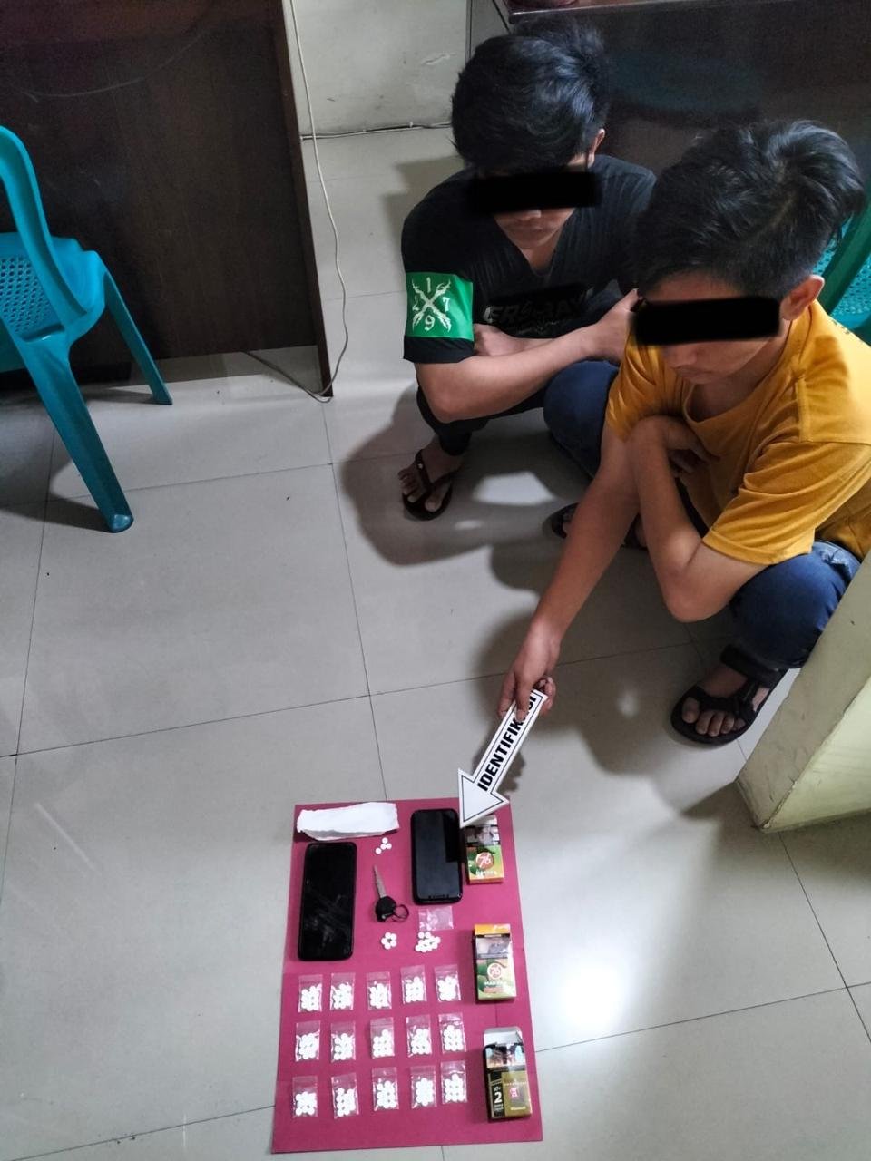 Polsek Dlanggu Polres Mojokerto Berhasil Amankan Pengedar Pil Double L