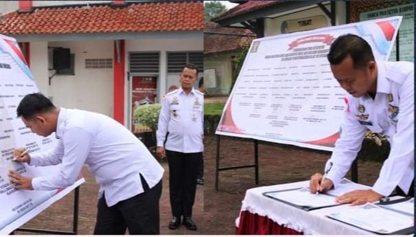 Mewujudkan Pembangunan ZI Tahun 2024, Lapas KotaAgung Laksanakan Penandatanganan  Komitmen Dan Perjanjian Kinerja