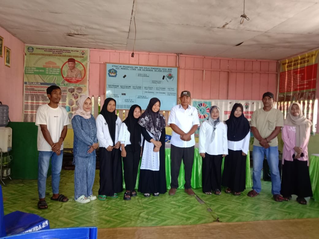 Usai Pelantikan, KPPS Desa Bobo, Pemilu 2024 Langsung PPS Bobo Menanam Pohon