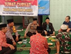 Jumat Curhat, Kapolsek Dlanggu Himbau Warga Waspada Berita Hoax Jelang Pemilu 2024
