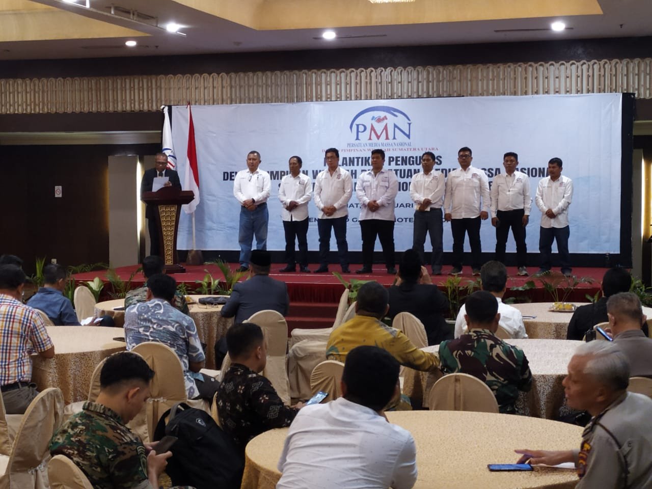 Rahudman Harahap Hadir Dalam Pelantikan PMN SUMUT, 150 Pemilik Media Bergabung