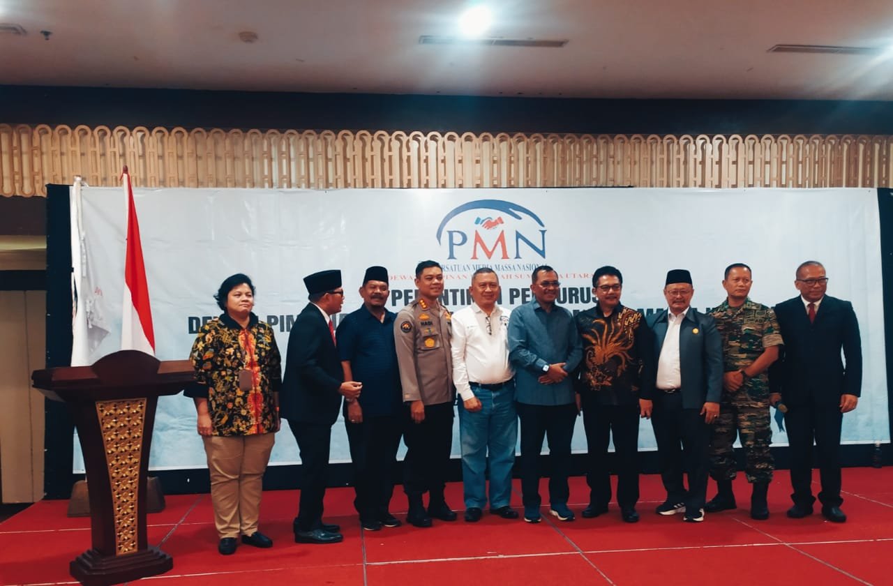 Rahudman Harahap Hadir Dalam Pelantikan PMN SUMUT, 150 Pemilik Media Bergabung