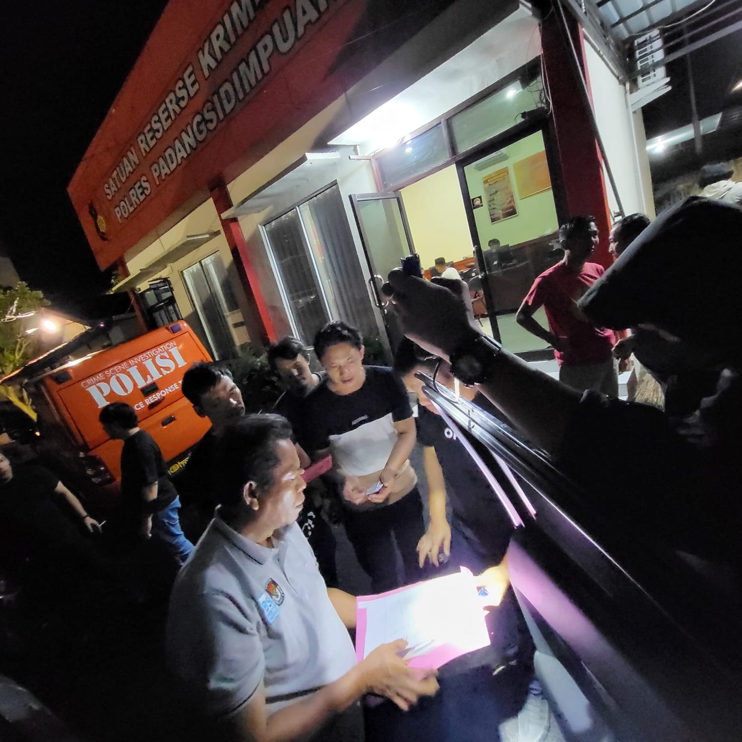 Tim Saber Pungli Ditreskrimum Polda Sumut OTT Komisioner KPU Sidempuan