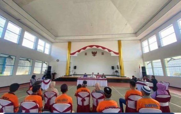 Lapas KotaAgung Gelar Sidang TPP Bagi 8 Orang Warga Binaan  Untuk Pengusulan Integrasi PB Dan Menjadi Tamping Masjid