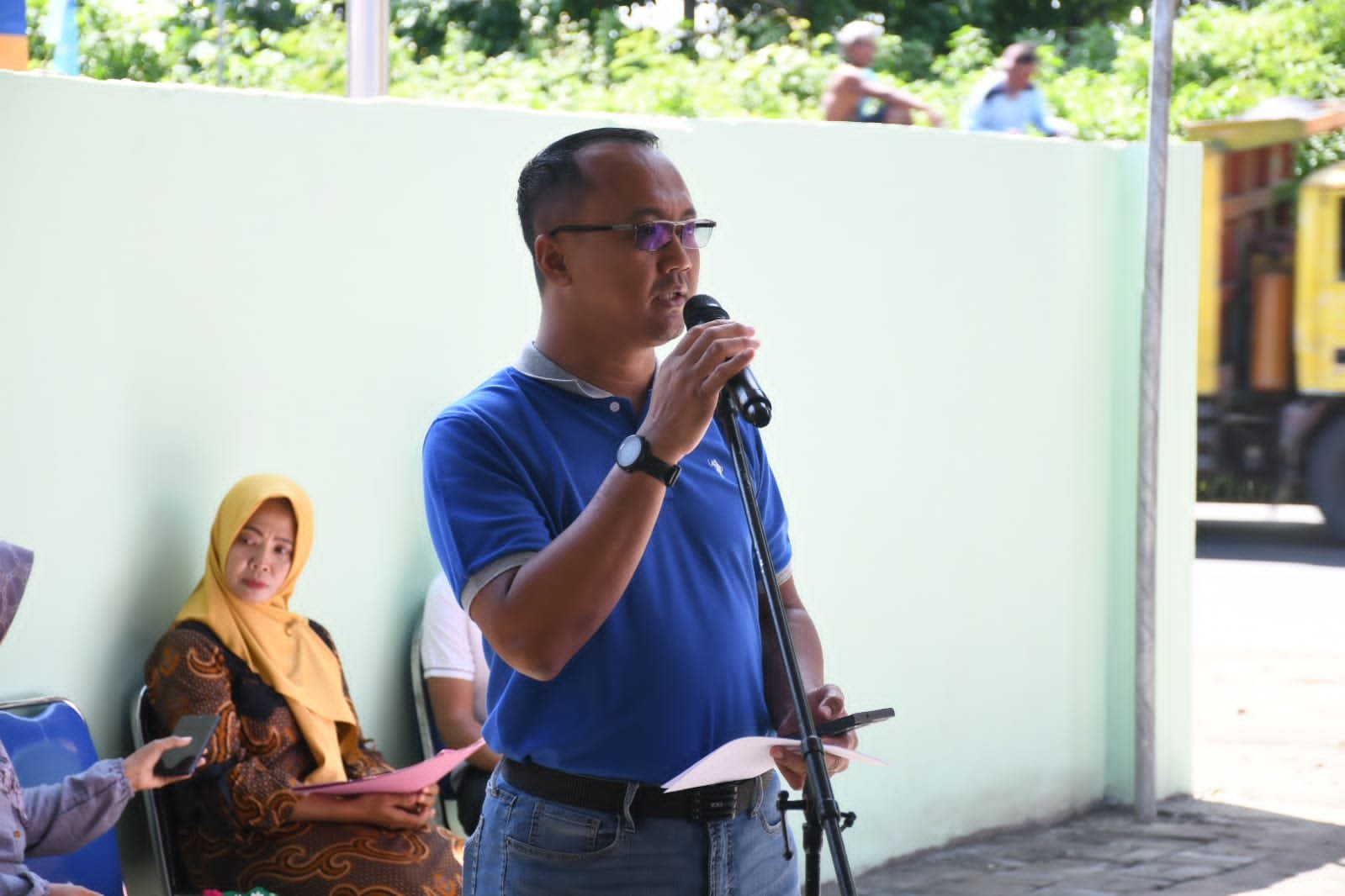 Resmikan Gedung Angkutan, Dandim 0815/Mojokerto Berikan Apresiasi