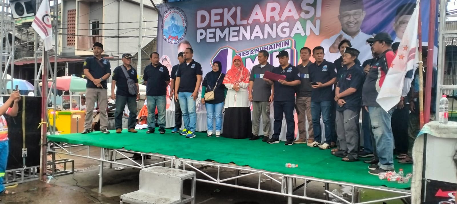 Forum Pekerja Sektor Pelabuhan (FPSP) Dukung AMIN Menangkan Pilpres Agar Bisa Memperjuangkan Kesejahteraan Para Buruh