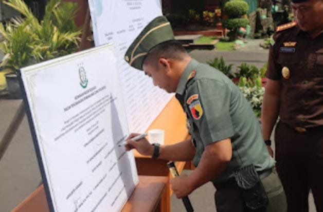 Kejari Sidoarjo Gelar Pencanangan Zona Integritas Menuju Wilayah Bebas Korupsi Dan Wilayah Birokrasi Bersih Dan Melayani