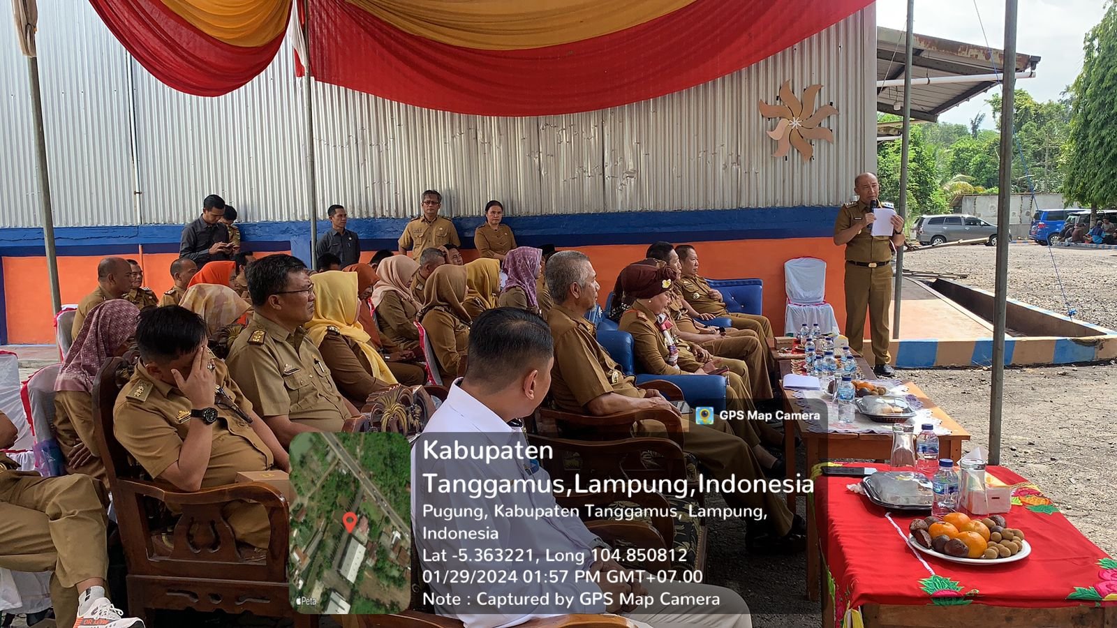 Pejabat Bupati Tanggamus, Lepas Secara Langsung Penyaluran Beras Bantuan 2024