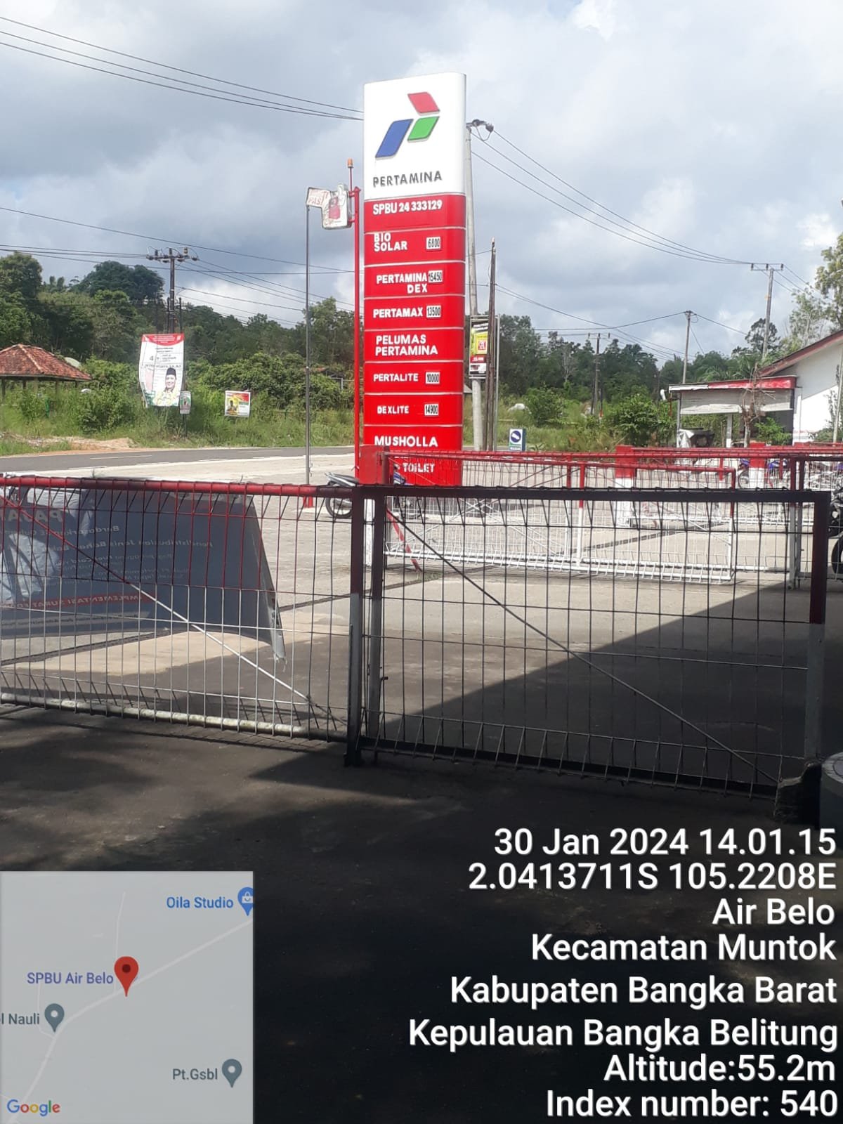 SPBU 24333129 Air Belo Muntok Masih Membiarkan Para Pengerit Minyak