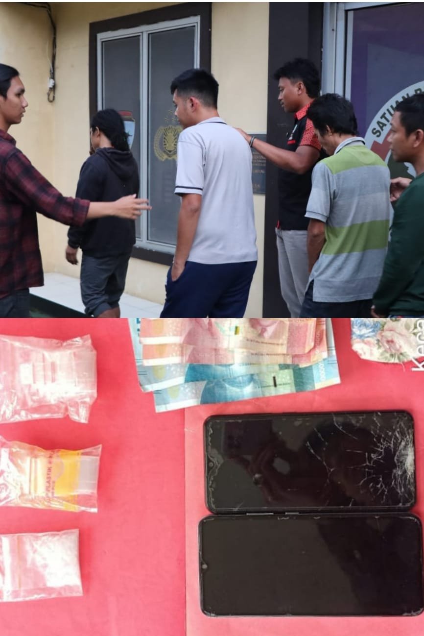 Kembali Satres Narkoba Polres Tanggamus Tangkap Empat Pelaku Tindak Pidana Narkoba