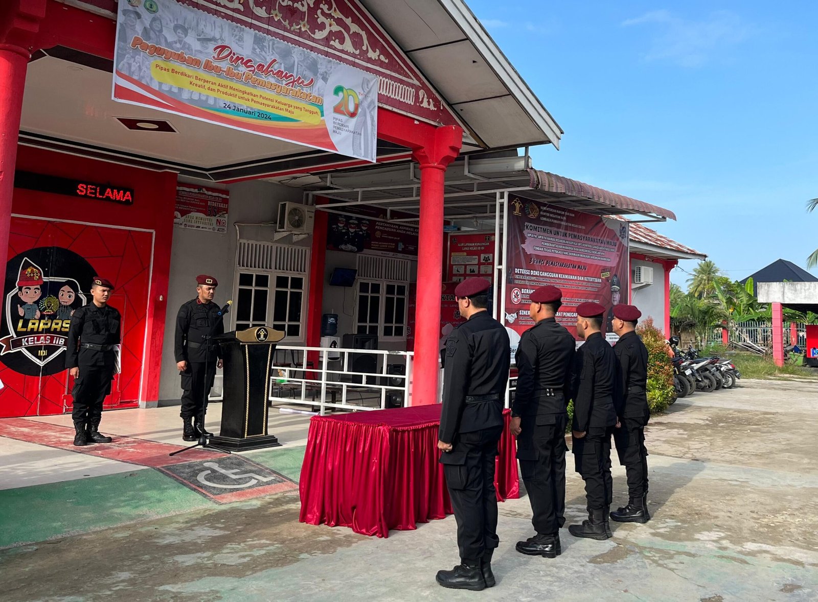 Penandatanganan Komitmen Bersama Menuju Zona Integritas Lapas Kelas IIB Idi