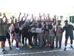 Tingkatkan Kekompakan, Kodim 0815/Mojokerto Gelar Lomba Voli Antar Staf