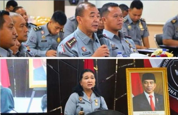 Lapas KotaAgung Ikuti Penguatan RB Di Lingkungan Kemenkumham Lampung, Stafsus Menkumhan: Tingkatkan Sinergi Dan Jalankan Perinsip Pelayanan