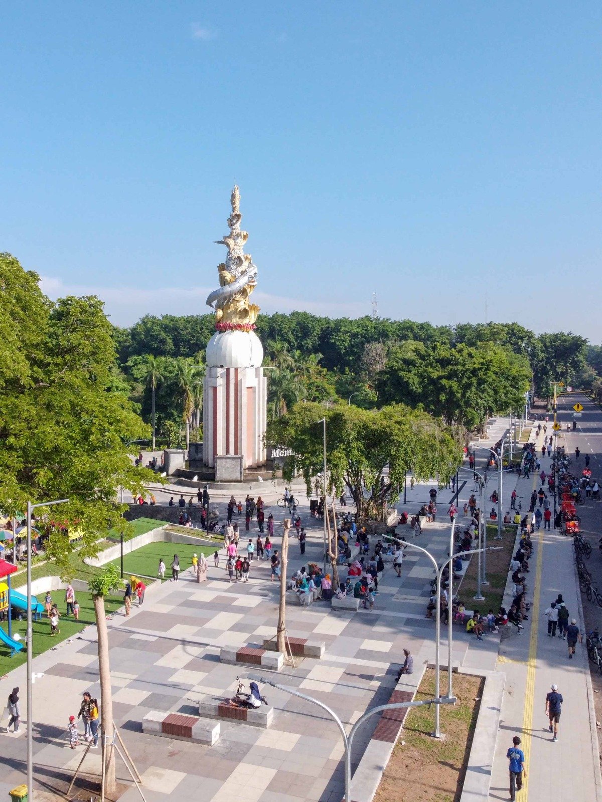 Alun-alun Sidoarjo Tahun 2024 Direvitalisasi Total