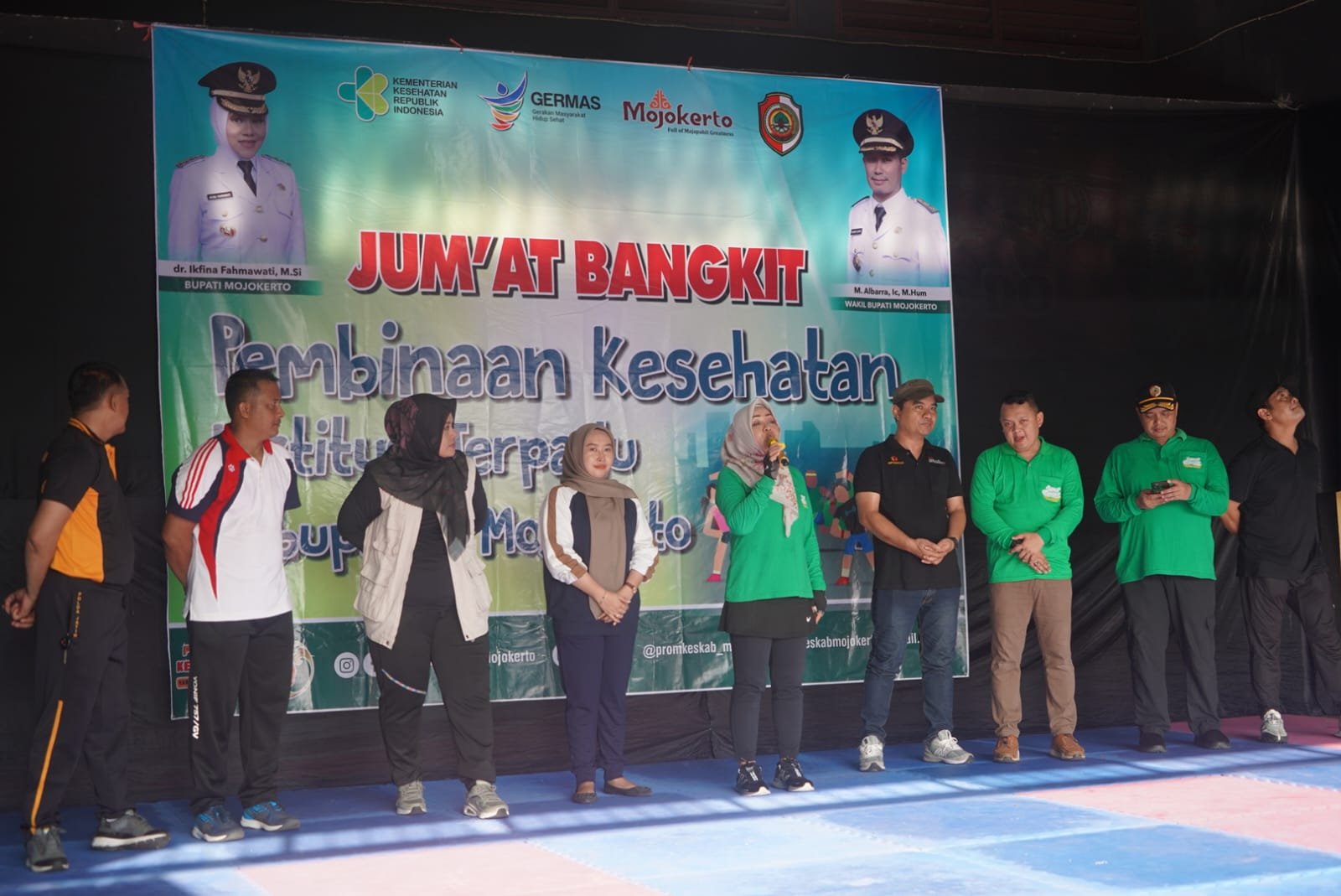 Tingkatkan Kesehatan ASN, Bupati Ikfina Gelar Jum'at Bangkit