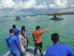 Sat Polairud Polres Bangka Barat Lakukan Himbauan Terhadap Aktivitas Penambangan Ilegal Di Belo Laut