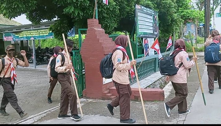 Koramil 0815/08 Dawarblandong Gembleng Calon Dewan Saka Wira Kartika