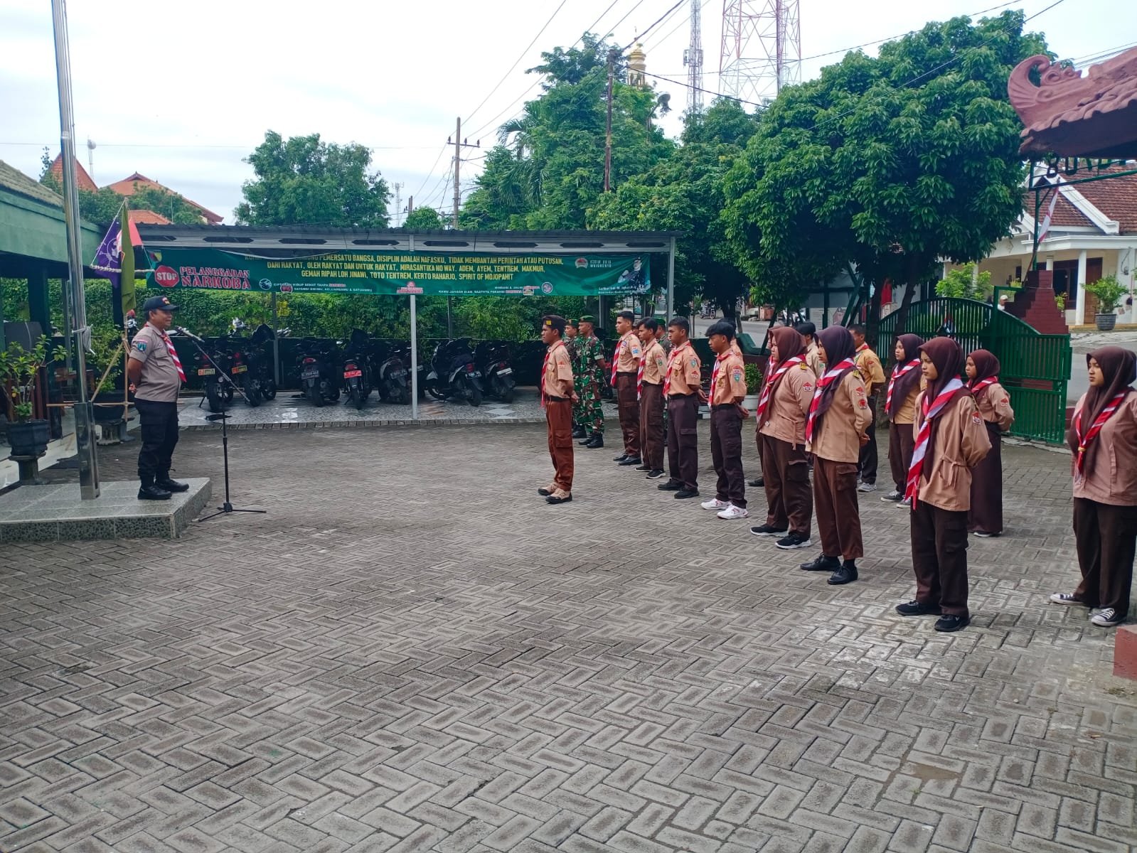 Koramil 0815/08 Dawarblandong Gembleng Calon Dewan Saka Wira Kartika