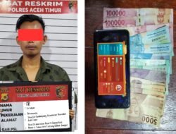 Atas Keluhan Masyarakat  Polres Aceh Timur Kembali Amankan Pelaku Tindak Pidana Judi Online