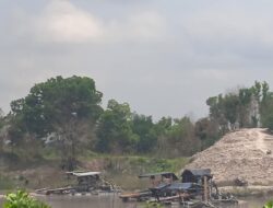 Kolong Kawasan Kobatin Desa Nibung Dihajar Puluhan Ponton Tambang Timah Iilegal