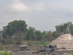 Kolong Kawasan Kobatin Desa Nibung Dihajar Puluhan Ponton Tambang Timah Iilegal