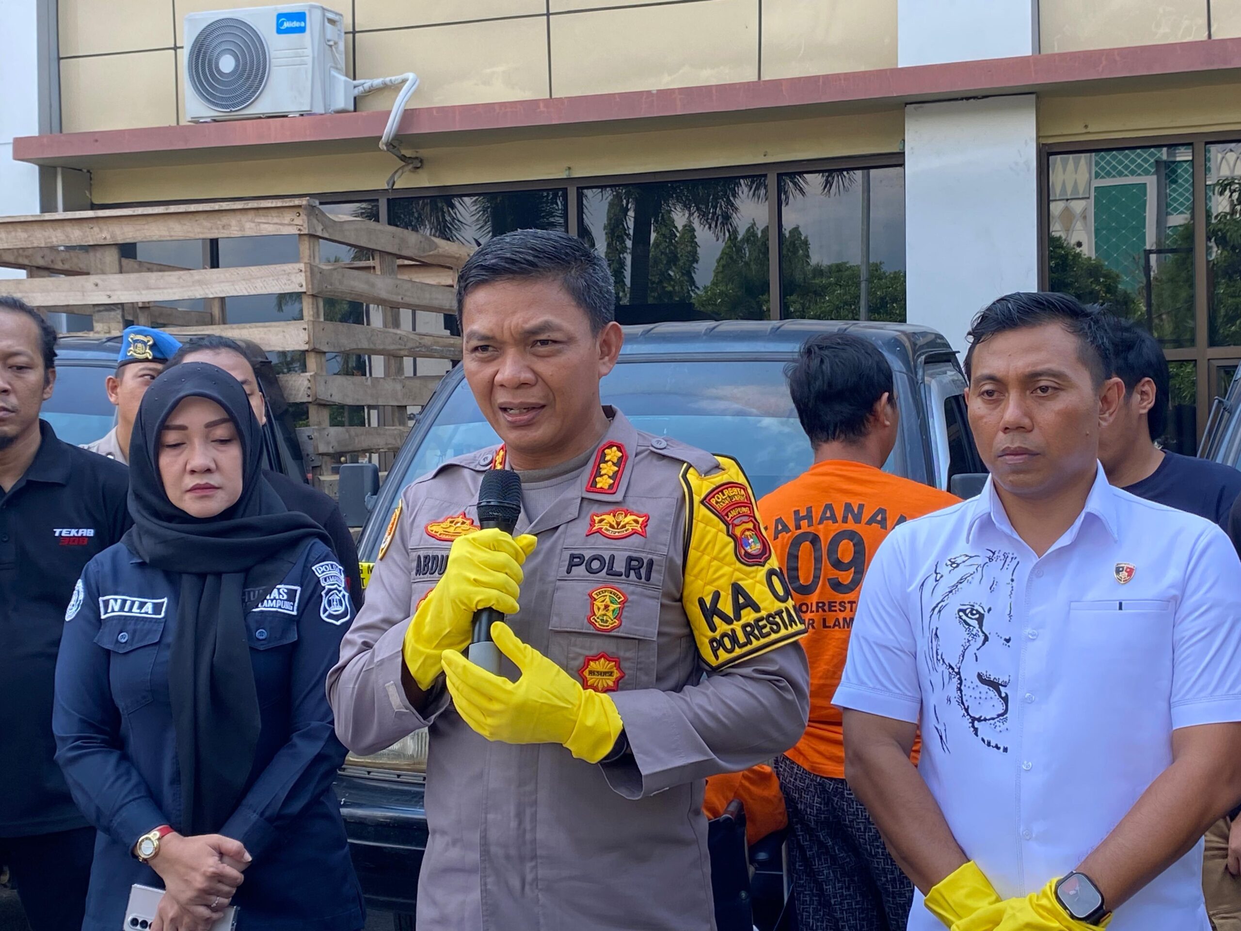 Luar Biasa Tekab 308 Polresta Bandar Lampung Ringkus Komplotan Pelaku Spesialis Mobil Pick Up Dan Penadah