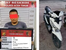 Satreskrim Polres Aceh Timur Berhasil Amankan Pelaku Pencurian Sepeda Motor