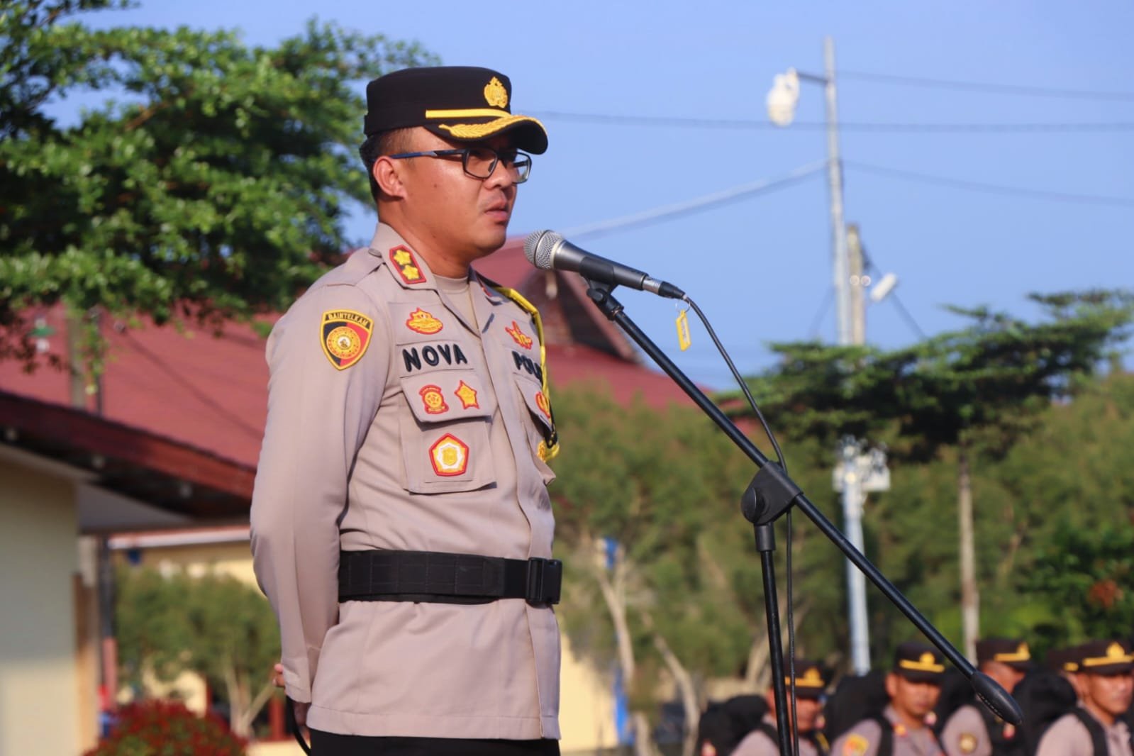 Kapolres Aceh Timur Cek Kesiapan Personel Pengamanan TPS