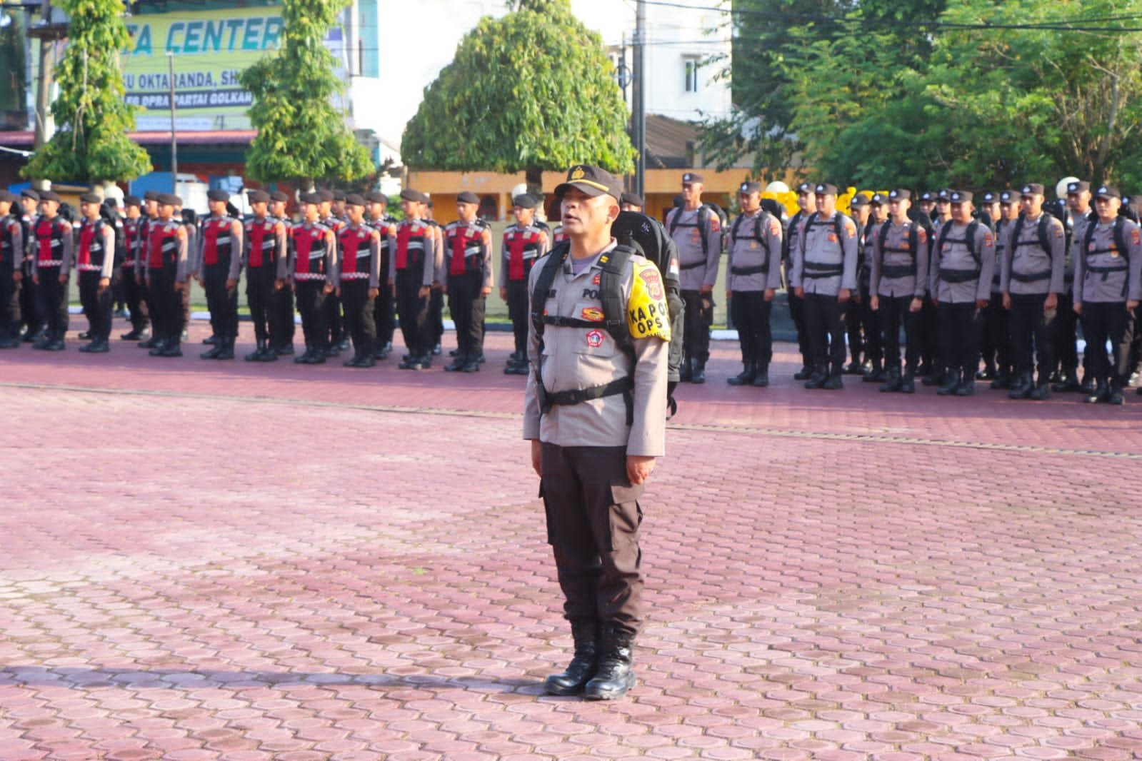 Kapolres Aceh Timur Cek Kesiapan Personel Pengamanan TPS