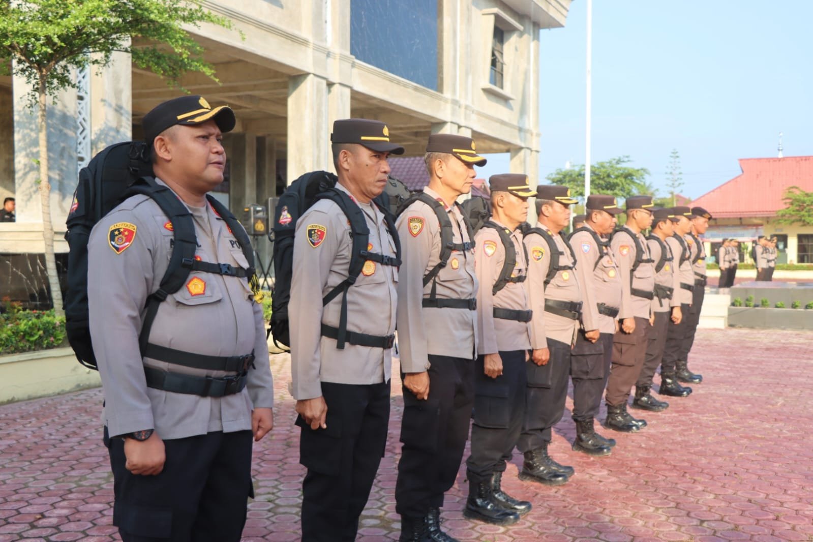 Kapolres Aceh Timur Cek Kesiapan Personel Pengamanan TPS