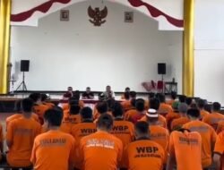 Kasi Binadik Bersama KPLP Jajaran Beri Arahan Kepada Wabin Pra-Pemilu 2024, Jaga Keamanan  Dan Jangan Golput!!! . . .