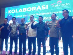 Ajak Warga Sukseskan Pemilu, Polrestabes Surabaya Bersama Apkrindo Sosialisasi Program Maknyos MakBleG