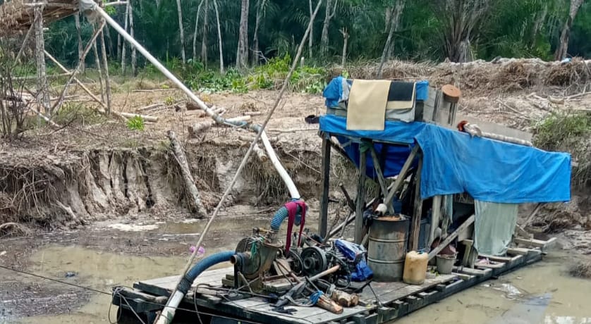 Diduga Pertambangan Emas Ilegal Di Kecamatan Rimbo Bujang Kebal Hukum