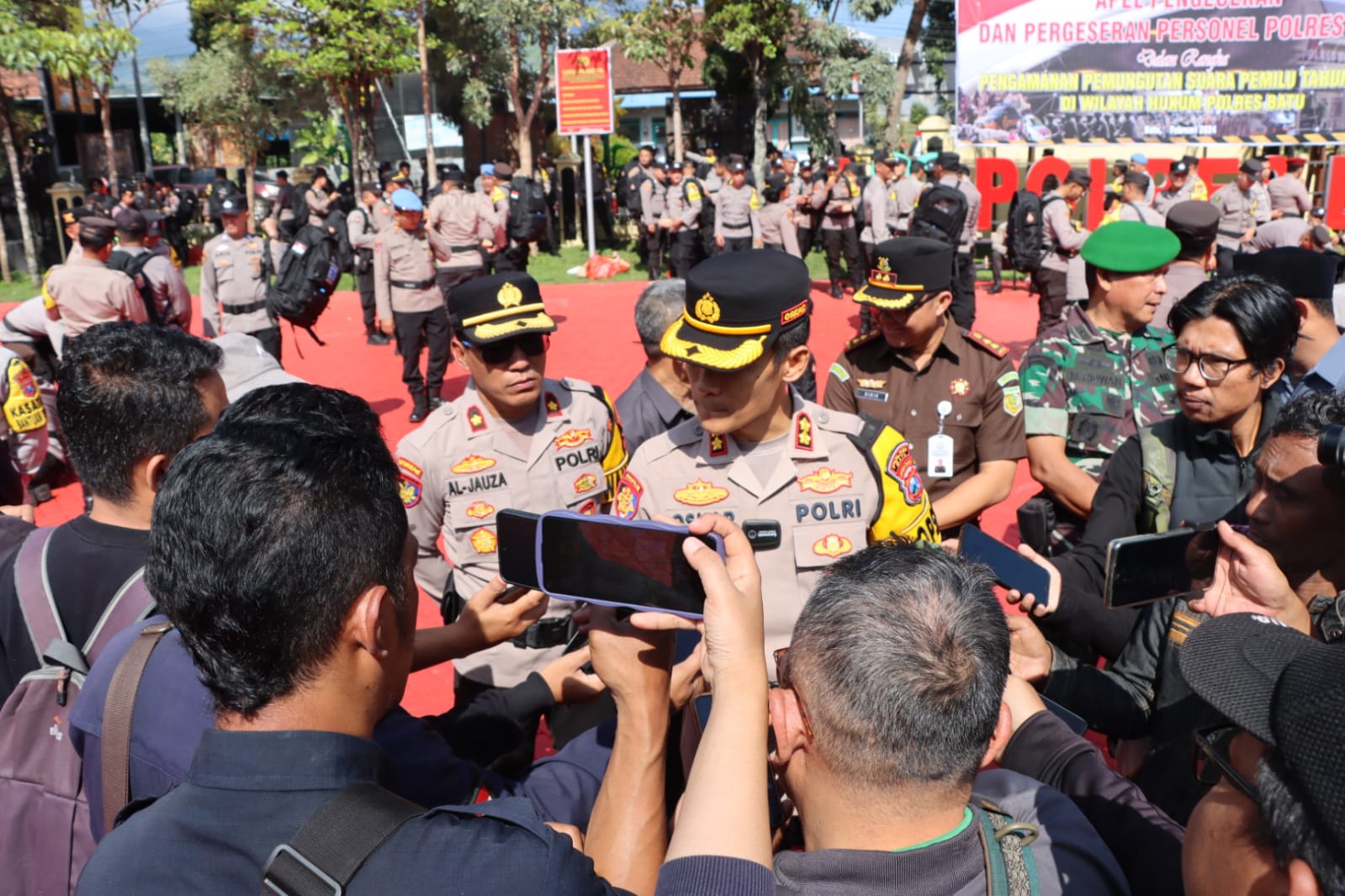 Kapolres Batu Sebar 320 Personel untuk Amankan TPS pada Pemilu 2024