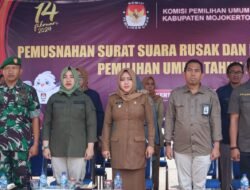 Bupati Ikfina Hadiri Pemusnahan Surat Suara Rusak Dan Kelebihan Hitung Pemilu 2024