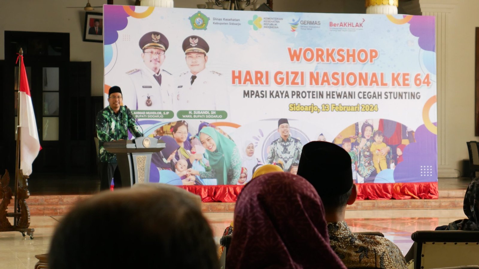 Peringati Hari Gizi Nasional, Gus Muhdlor : Penuhi Protein Hewani, Menuju Zero Stunting