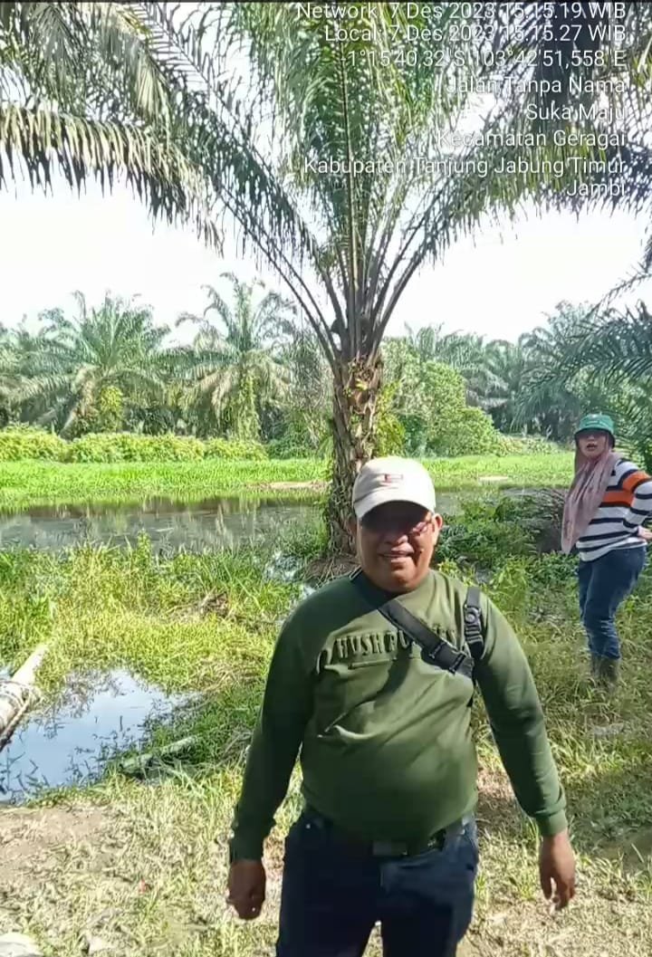 DLH Tanjabtim Tidak Serius Tangani Laporan Dugaan Pencemaran Sungai Lagan