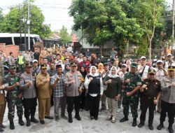 Jelang Hari Pencoblosan, Dandim 0815 Bareng Forkopimda Kabupaten Mojokerto Cek Kesiapan TPS