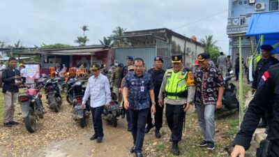 Sinergitas Forkopimda Kabupaten Merangin Lakukan Peninjauan Tempat Pemungutan Suara (TPS) di Sejumlah Kecamatan