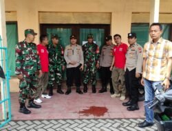 Danramil 0816/05 Kerahkan 5 Personil Dalam Pengamanan Kotak Hasil Pungutan Suara Rakyat