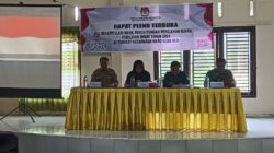 Rapat Pleno Hasil Suara Pemilu di Kecamatan Maro Sebo Ulu Dimulai