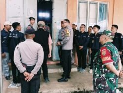 Kapolres Tanggamus Tinjau Pengamanan Pleno PPK Pemilu 2024